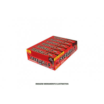 DROPS FREEGELLS CEREJA CHOCO RICLAN 1X12X27,9G